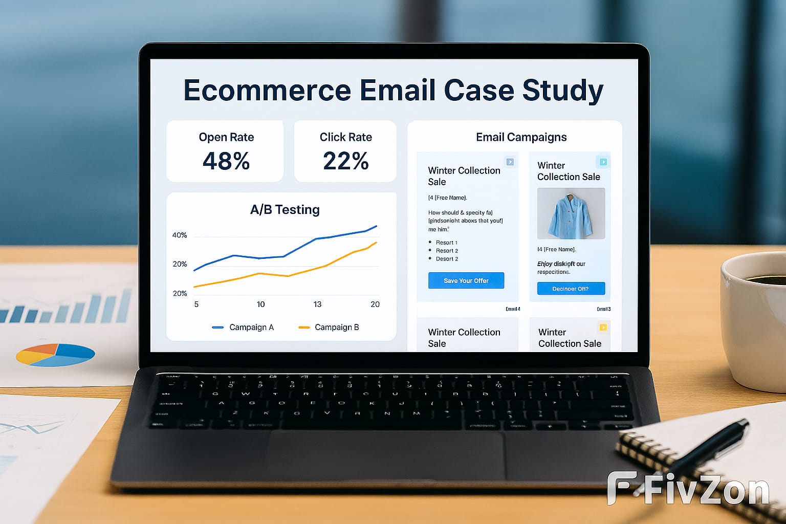 Ecommerce Email Case Study Showing Campaign Success